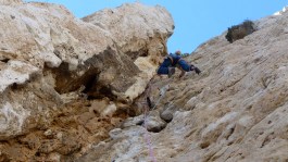 Le superbe dièdre sommital Photo: Gary H. Jullian