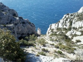 Le couloir d'accès, anciennement utilisé pour rejoindre les voies