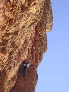 El Fire - Directa As Cima, dans un 6c