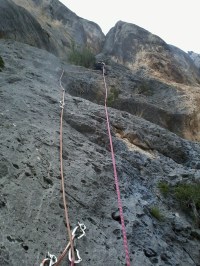 La Pâte Demande - Sixième longueur, un 6a+ au départ complexe