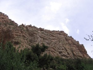 La falaise de Matchkour