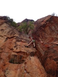 Dans G&T for Helen", 7a+ majeur et pas cadeau!