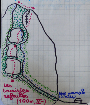 Topo Batu Punggul "Les touristes refoulés"