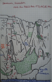 Topo de la voie du petit pois - Eissadon