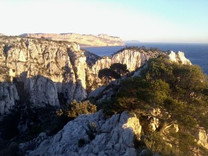 Le paysage, vu du sommet des crêtes