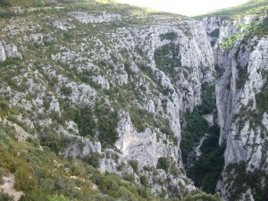 Paysage en sortie de voie