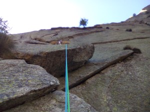 La longueur clé vu lors de la descente