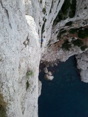 Dans le haut de la voie, ambiance superbe!