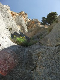 Le toboggan de la mort vu du bas