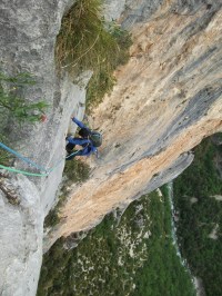 Fin de la cinquième longueur