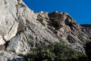 Paroi de la grotte de l'os et du perroquet