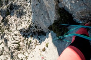 Vue du second relais. Ambiance!