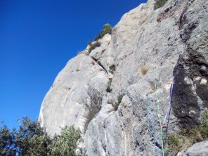 Départ, première longueur