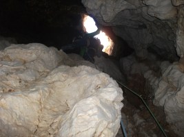 Première longueur, il va falloir remonter!