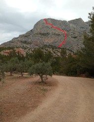 voie du puits du diable sainte victoire