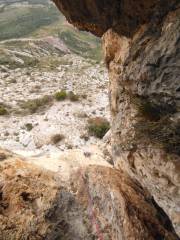 escalade surplomb sainte victoire carrière